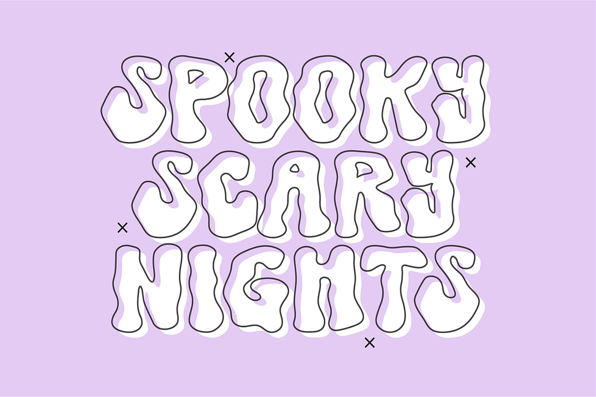 WITCHY SPELLS Retro Halloween Font, a Sans Serif Font by Blush Font Co. (Photo 3 of 5)