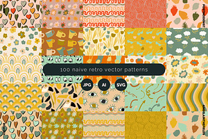 Naive Vector 100 Patterns Collection