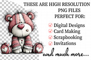 Whimsical Christmas Teddy Clipart, an Illustration by Daily.Designs (Thumbnail 2 of 5)