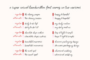 The Cherry Season - Handwritten Font, a Script Font by Kaya Fonts (Thumbnail 5 of 36)