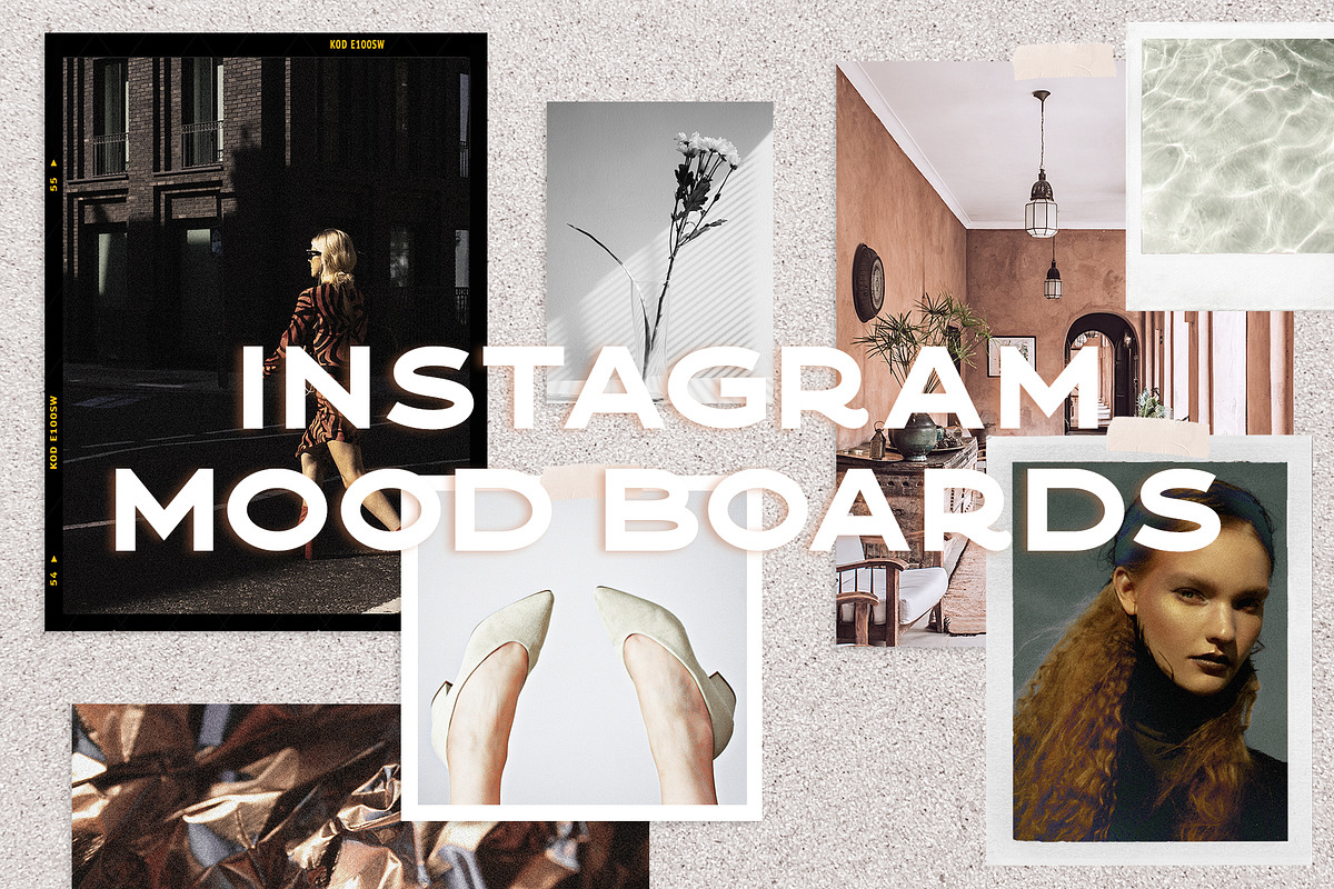 Vintage Mood Boards for Instagram, a Social Media Template by Karissa Macapagal (Photo 1 of 9)