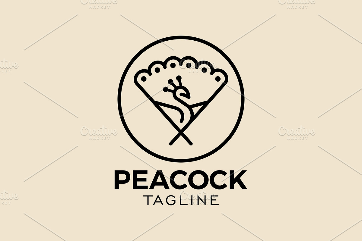 Peacock logo, a Branding & Logo Template by Stefan Art Logo store