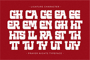 Prayer Nights - Modern Slab Serif, a Slab Serif Font by Pian45 Studio (Thumbnail 7 of 8)