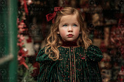 Christmas Store Digital Backdrop, a Layer Style Add-On by Wild Honey Design Co. (Thumbnail 1 of 2)