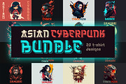 Asian cyberpunk bundle., a Person Illustration by Fractal fonts & graphics (Thumbnail 1 of 20)