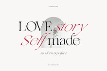 Love Story Self Made | Modern Serif