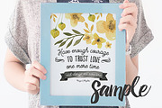 Blue styled mock up photography, a Print Template by Sunflower Day Love (Thumbnail 2 of 2)