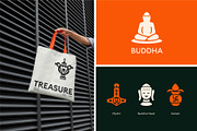 Buddhist Symbols Icons, a Solid Icon by Prosymbols (Thumbnail 3 of 6)
