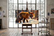 Winter Fox Glow | Stock Photo, an Animal Photo by Aura Canyon HQ (Thumbnail 3 of 6)