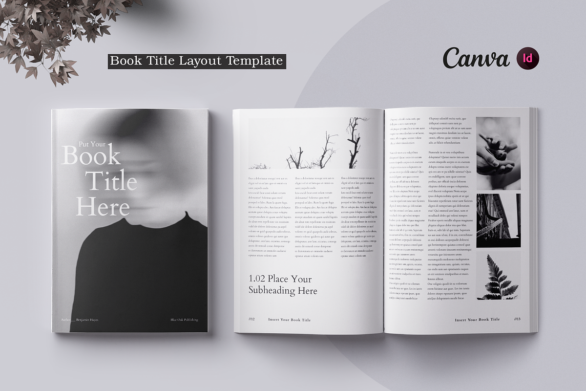 Book Title Layout Design Template, a Brochure Template by ArtisticLand (Photo 1 of 17)