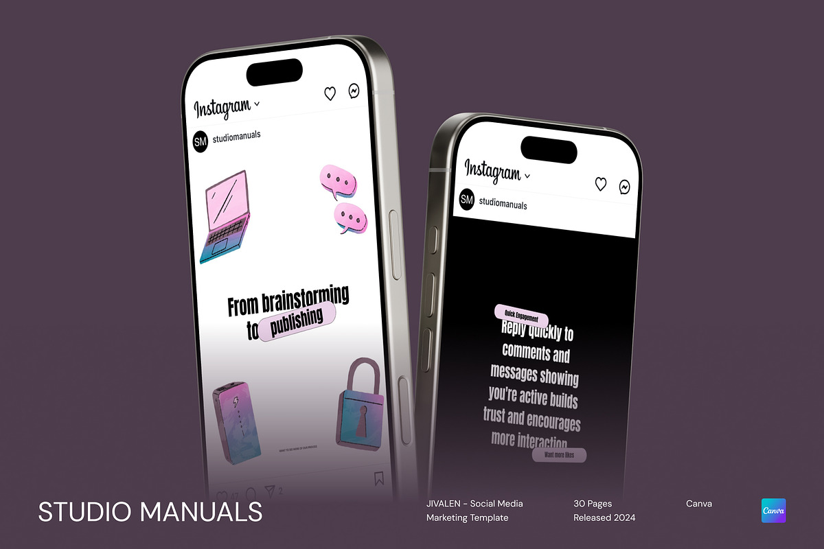 JIVALEN - Social Media Marketing Tem, a Social Media Template by Studio Manuals (Photo 3 of 8)