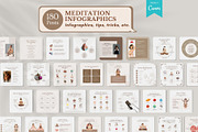 Meditation Canva Templates, a Social Media Template by Viral Content Design (Thumbnail 2 of 15)