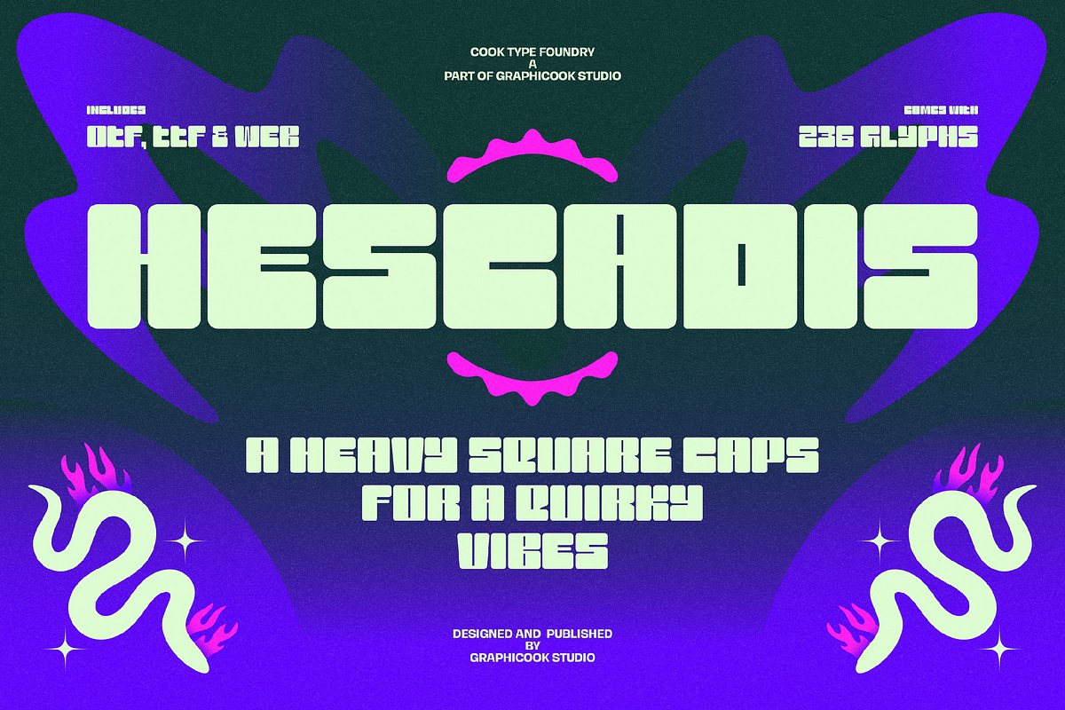 Hescadis, a Sans Serif Font by graphicook (Photo 1 of 10)