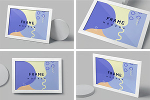 3 x 2 Frame Mockups, an Advertising Mockup by megostudi0