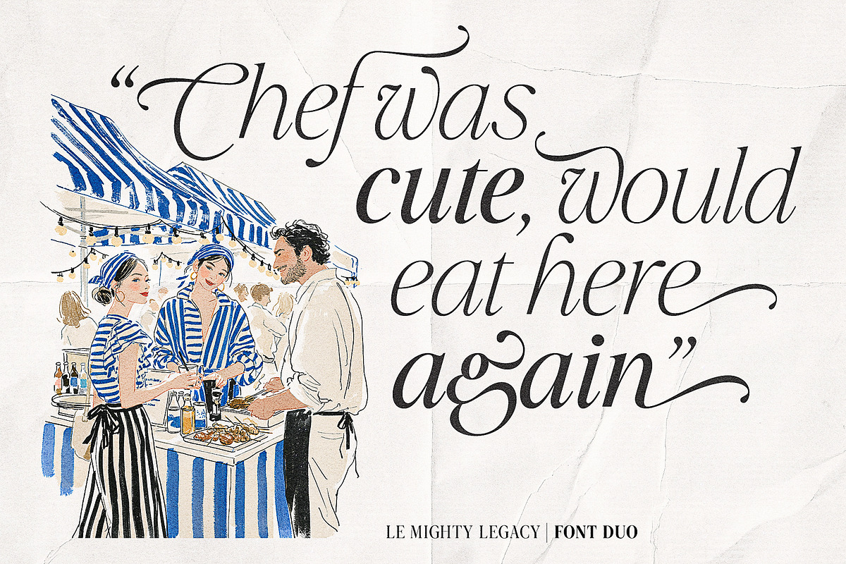Le Mighty Legacy - Modern Serif, a Serif Font by Ivan Rosenberg (Photo 3 of 16)