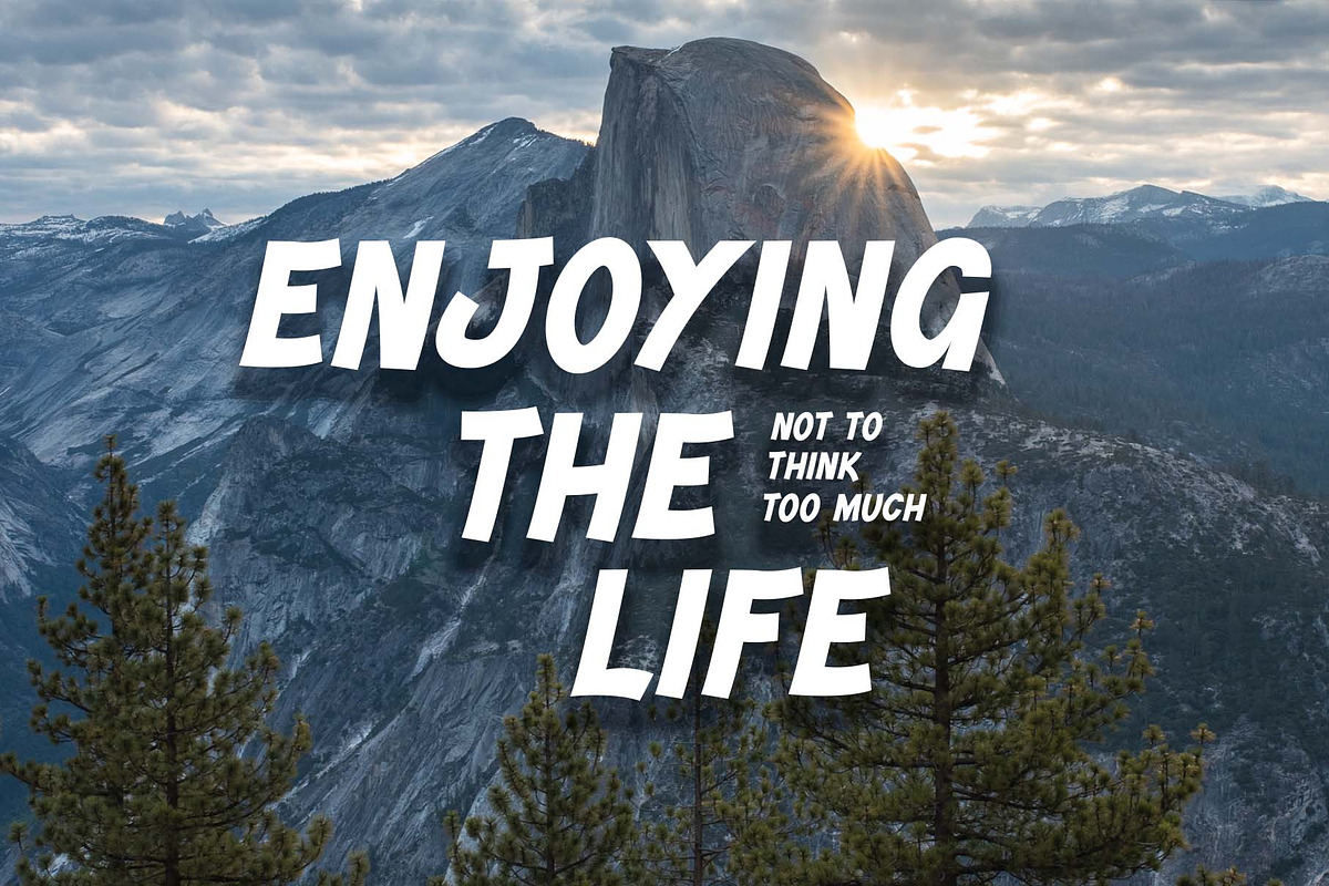 Gunungbiru - Sans Serif Font, a Sans Serif Font by ivan_artnivora (Photo 3 of 4)