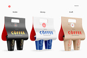 Coffee Cups and Holder Mockup, a Cups & Container Mockup by HelenStock (Thumbnail 3 of 9)