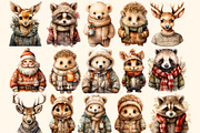 Winter animals, Forest dwellers, an Animal Illustration by Hello My Print (Thumbnail 2 of 9)
