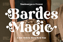 Bardes Modern Retro Serif Font