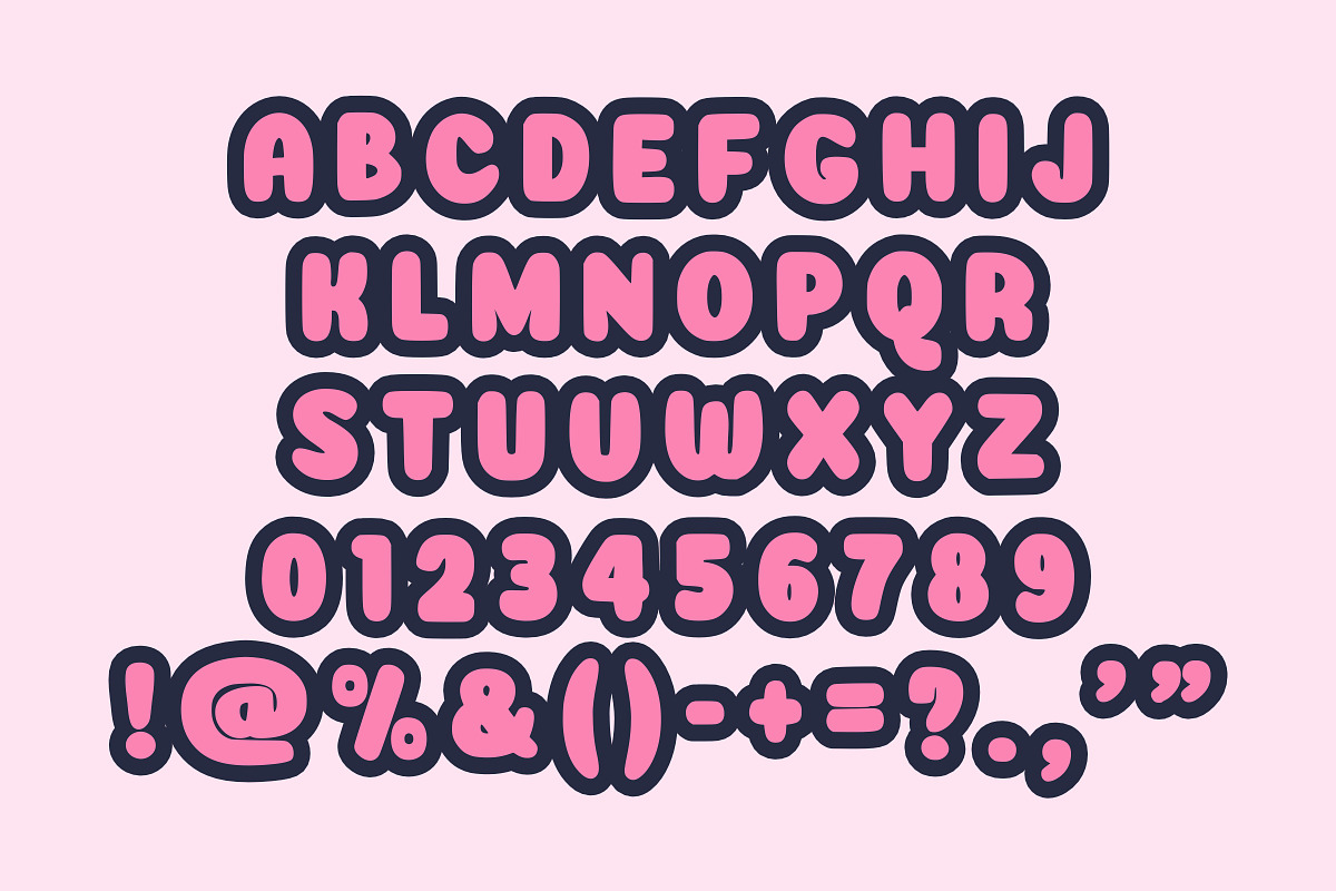 Chewy Cookie, a Sans Serif Font by Limited.studio (Photo 5 of 12)