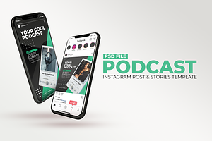 Live stream podcast instagram post