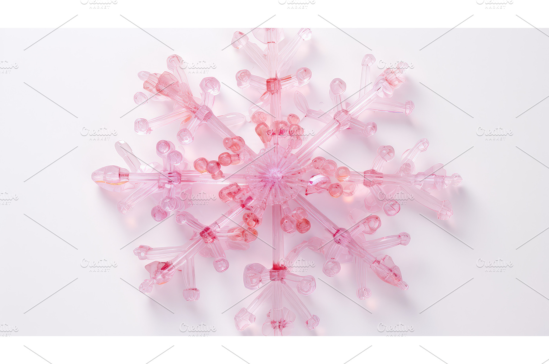 up snowflake pink ai generated, a Background Photo by pikepicture