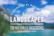 50 Blurred Landscapes (4 Variations), a Texture Graphic by Workshopey (Thumbnail 1 of 5)