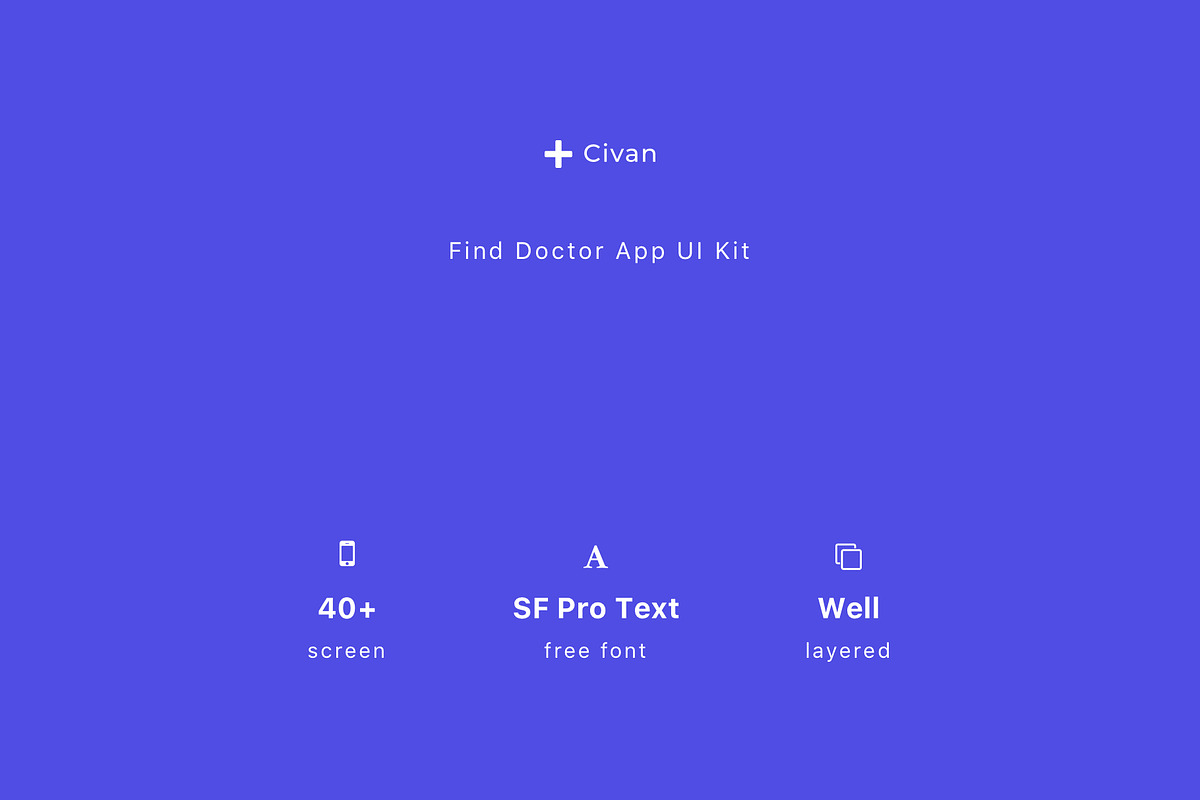 Civan - Find Doctor App UI Kit, an App Template by Betush (Photo 6 of 6)