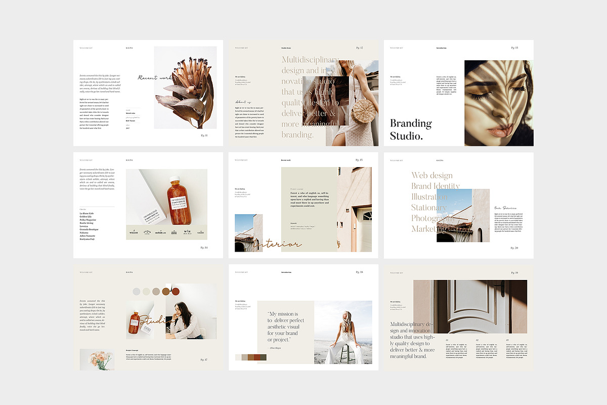KALINA - Client Welcome Template, a Presentation Template by Elokka Std. (Photo 8 of 10)