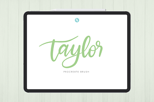 Taylor Procreate Brush