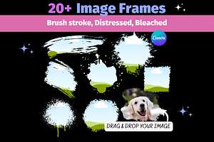 Canva Photo Effect Frames Splash, a Presentation Template by GraphiCarola