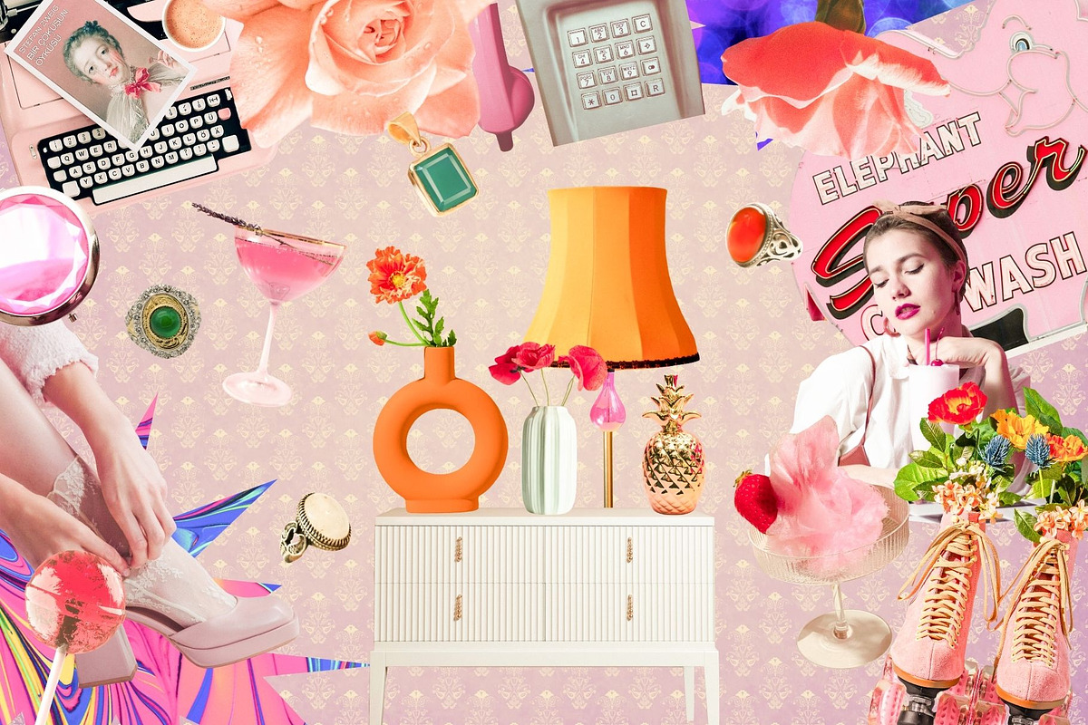 Retro 80s Aesthetic Collage Kit, an Object Graphic by Anzhelika (Photo 8 of 9)