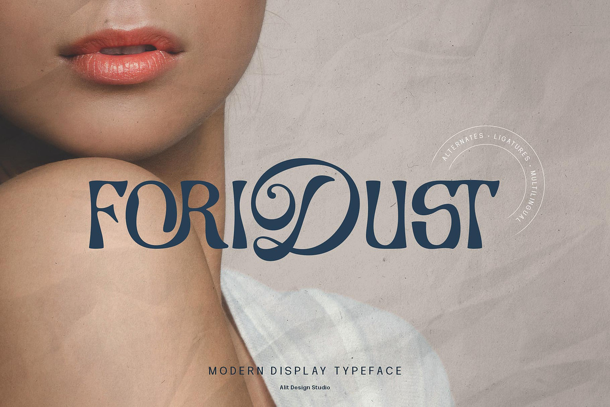 Foridust Typeface, a Sans Serif Font by alit design (Photo 1 of 15)