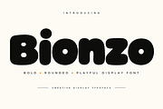 Bionzo _ Display Font, a Script Font by Wow Magic (Thumbnail 1 of 5)