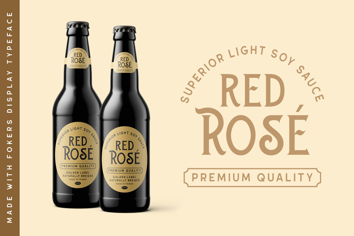 Fokers - Display Typeface preview 3