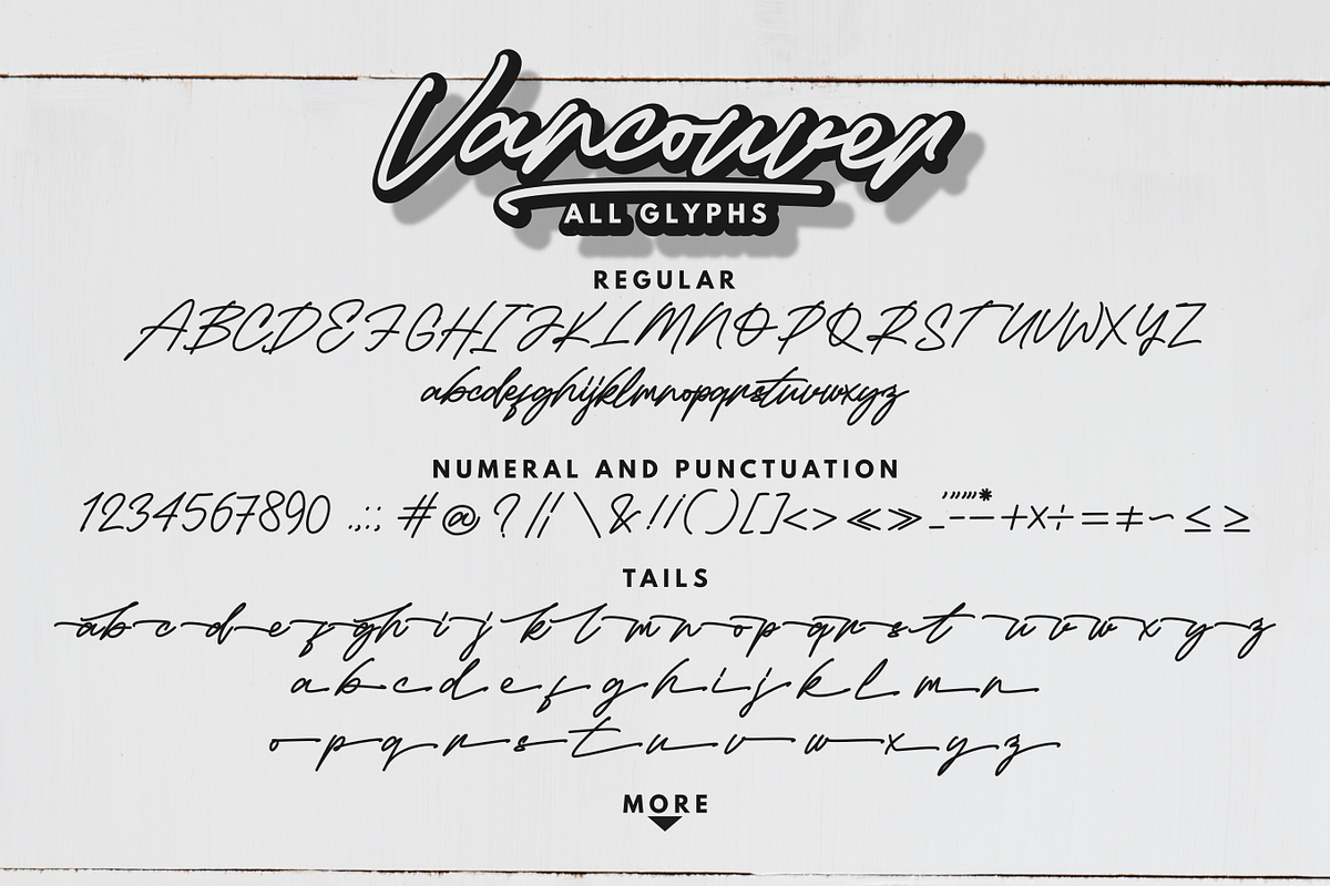 Vancouver - Handwritten Font, a Script Font by Inspiratype (Photo 10 of 10)