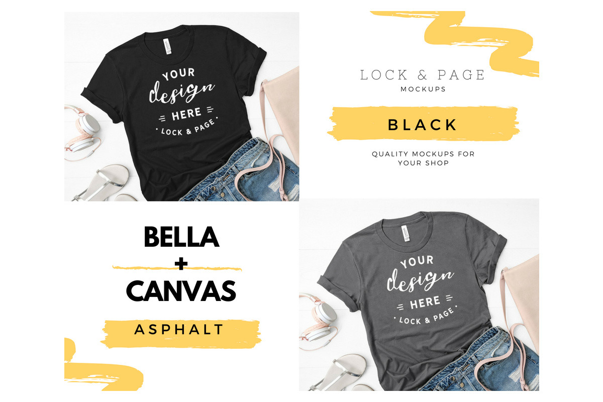 Bella Canvas 3001 Mega Bundle Mockup, a Shirt Mockup by lock and page (Photo 62 of 84)