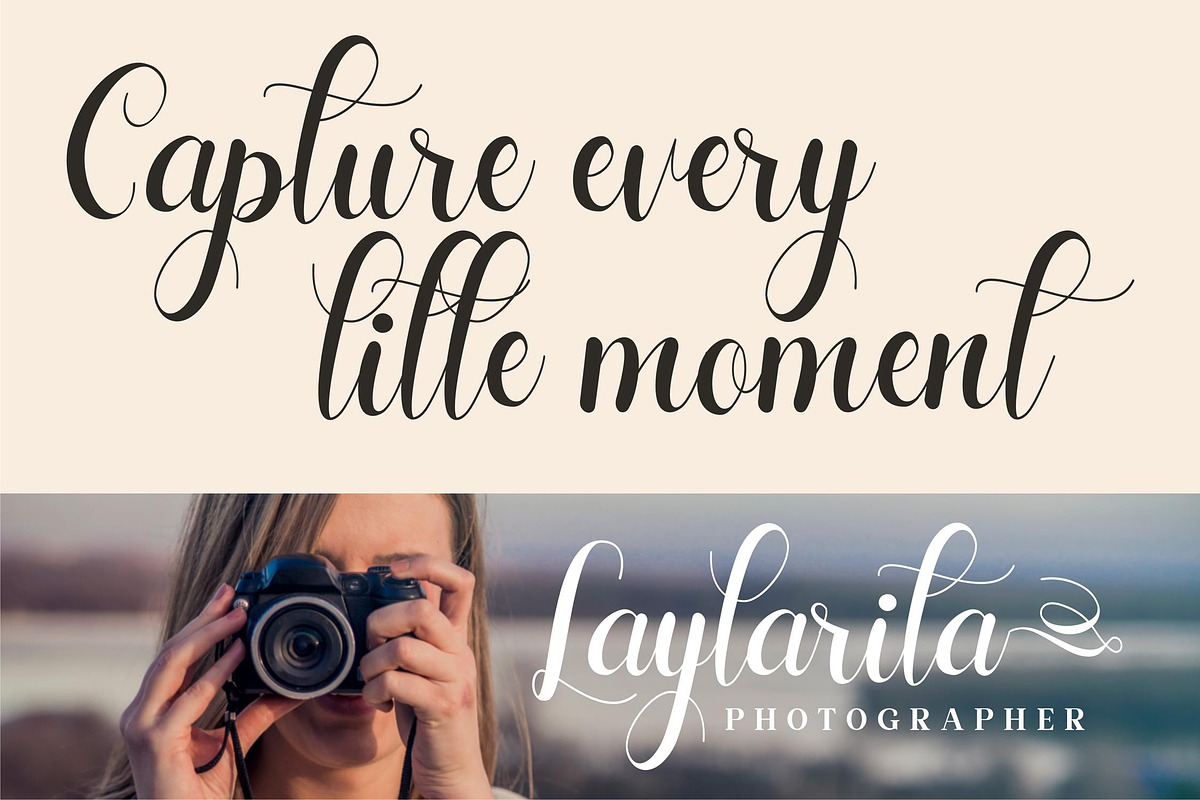 Laylarita Script LS, a Script Font by GranzCreative (Photo 3 of 21)
