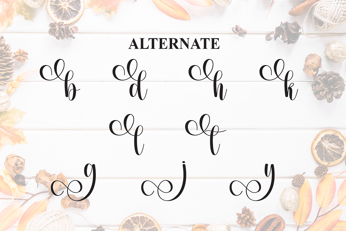 Thanks Giving | Script Font, a Handwritten Font by Scratchones (Photo 8 of 9)