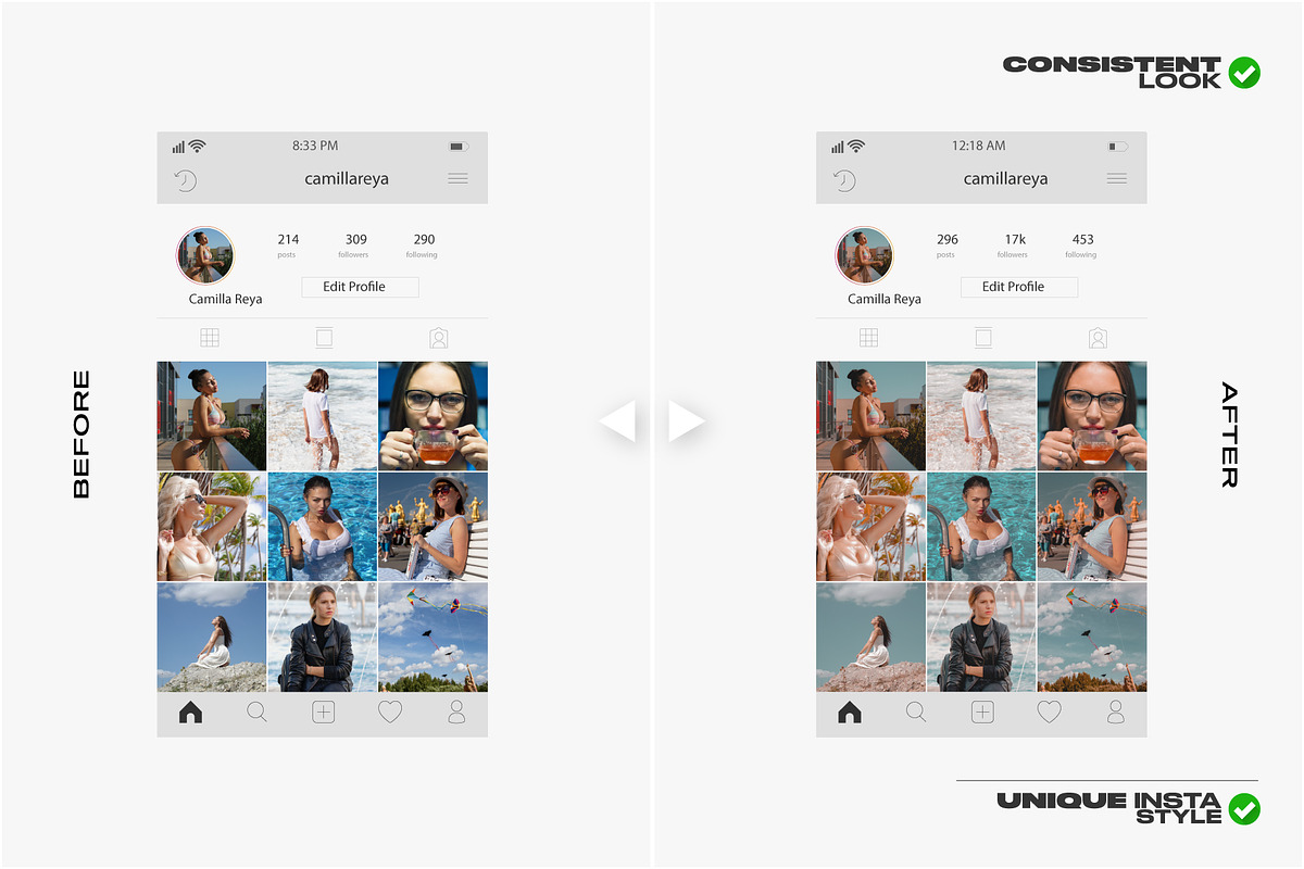 INSTAGRAM 2024 LR PRESET MOBILE & PC, a Preset Add-On by ASDF Graphics (Photo 2 of 10)
