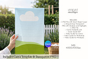 Microfiber Tea Towel Mockup, a Household Mockup by EmpaviMockups (Thumbnail 3 of 6)