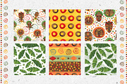 African masks seamless pattern set, an Illustration by DemiLena (Thumbnail 3 of 8)
