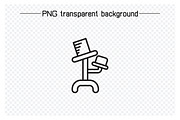 Furniture and Home Decorative Icons, an Outline Icon by Designfour (Thumbnail 2 of 7)