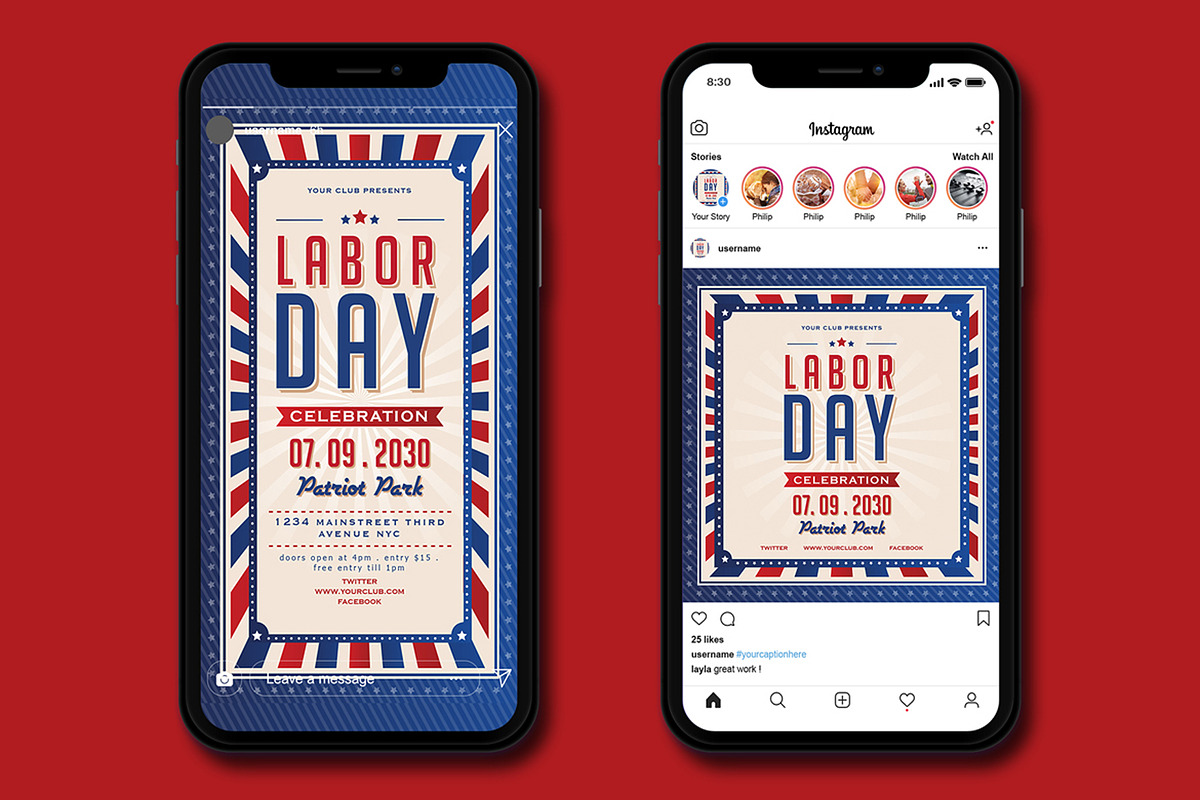 Labor Day Celebration Flyer Set, a Flyer Template by Totem Design Studio (Photo 4 of 4)