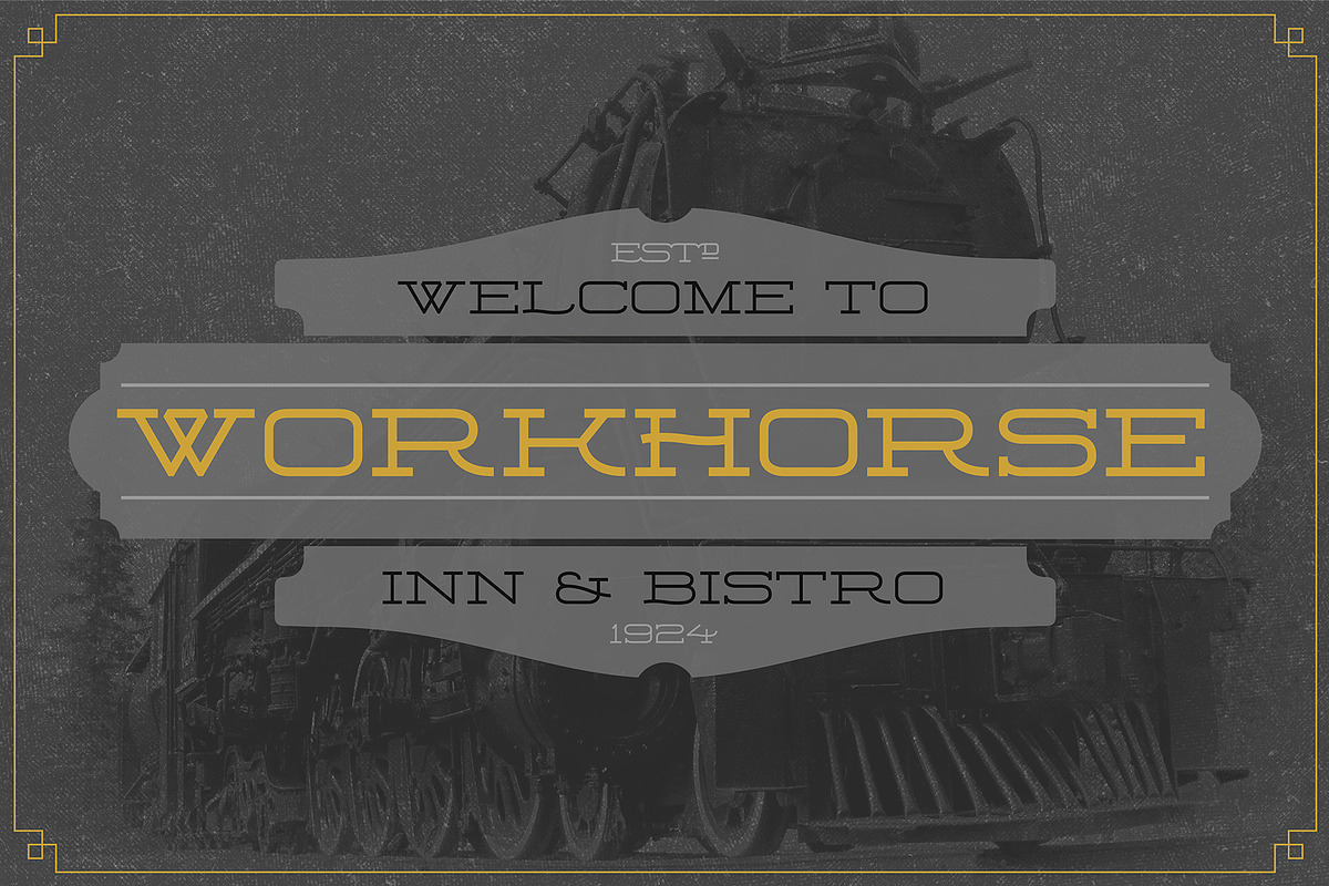 Iron Range Typeface preview 5
