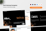 Allen - Tech Startup Company Profile, a Brochure Template by productype1 (Thumbnail 1 of 6)