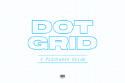 Dot Grid Paper- Printable Template, a Pattern Graphic by Cribb Co. (Thumbnail 1 of 2)