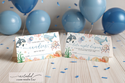 Ocean Baby Shower Activity Set, a Templates & Theme by VeliusCreativeStudio (Thumbnail 4 of 6)