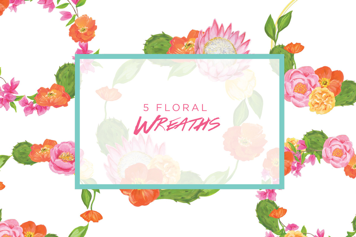 Cactus Flowers Graphic Kit, an Illustration by Relish Designs (Photo 3 of 6)