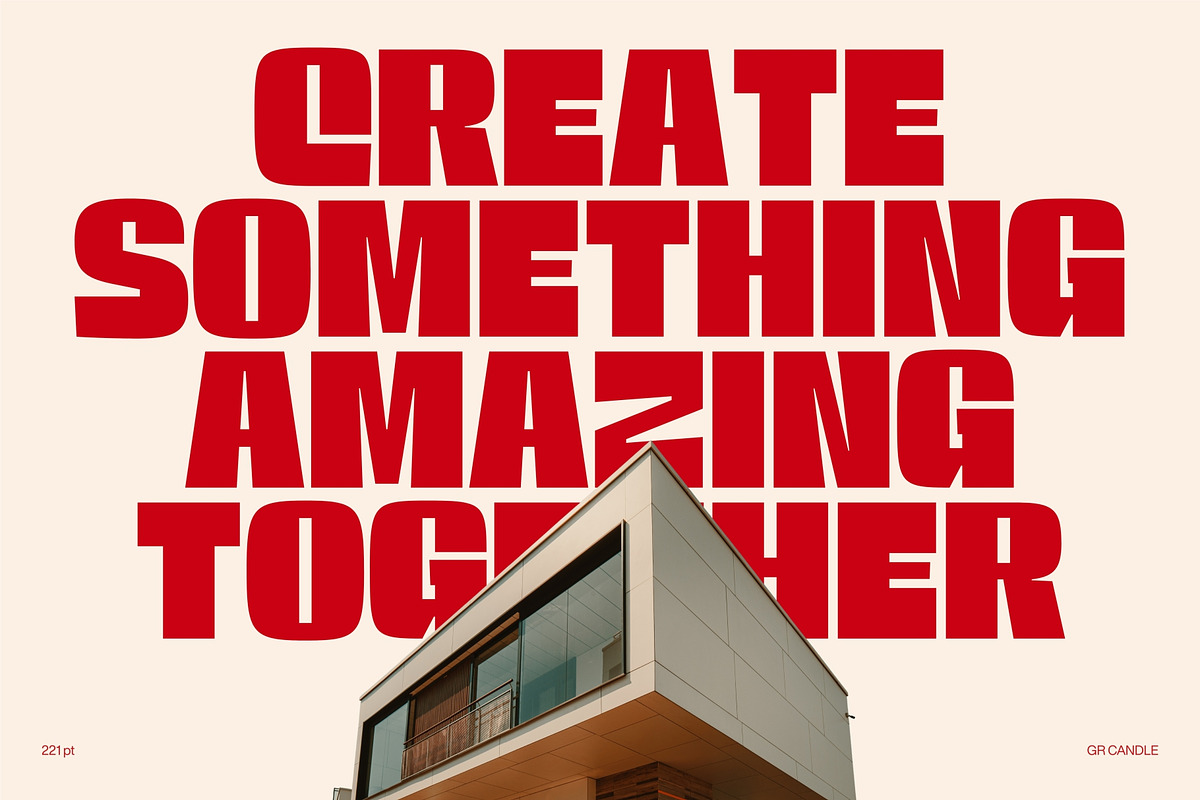 GR CANDLE - Bold Display, a Sans Serif Font by Garisman Std (Photo 9 of 12)